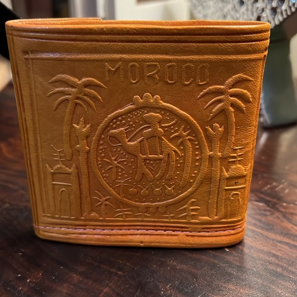 MENS Leather Moroccan Wallet - Picture 2 of 7